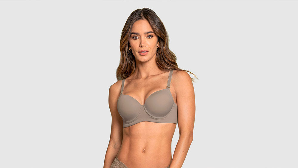 Reggiseno push-up con stampa margherite Donna, Azzurro | Milano Reggiseno push-up con stampa margherite Donna, Azzurro | Milano