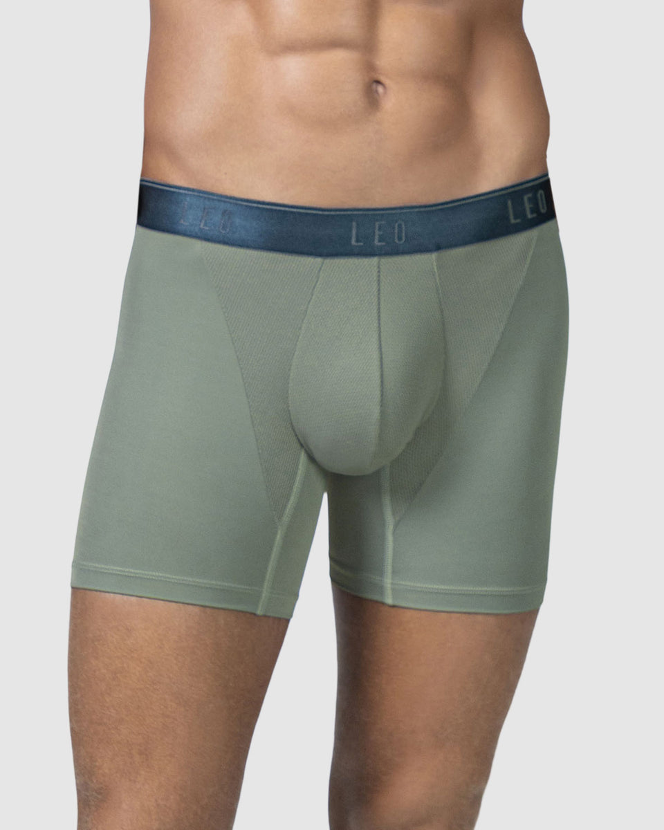 Bóxer en microfibra con mallas transpirables frontales