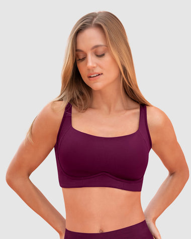 Sujetador sin aro ultracomodo de alto soporte y cubrimiento everyday bra#color_466-morado-oscuro