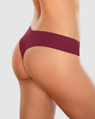Braga tanga invisible ultraplana sin elásticos y de pocas costuras#color_240-vino