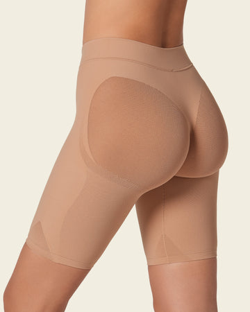 Braga faja seamless con efecto levanta glúteos#color_852-beige