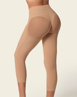 Faja pantalón capri invisible levanta glúteos#color_087-habano