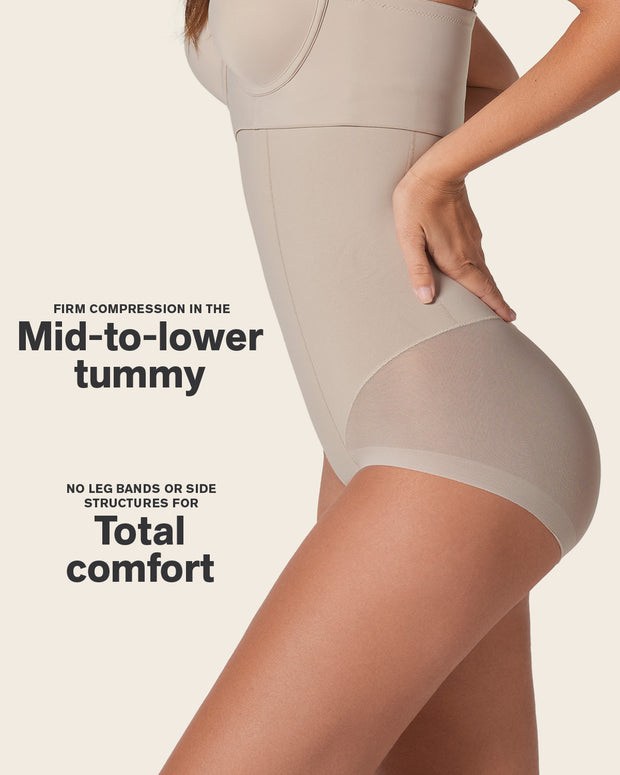 Braga faja invisible de tiro alto y control de abdomen#color_802-habano-claro