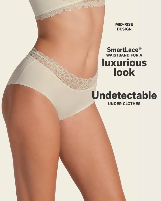 Braga culotte en tela ultraliviana con franja de encaje#color_253-marfil