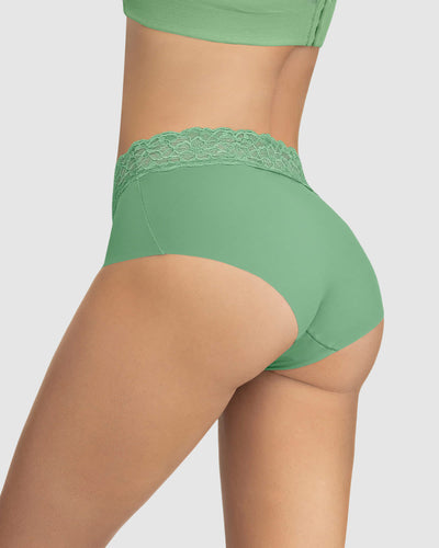 Braga culotte en tela ultraliviana con franja de encaje#color_628-manzana-verde