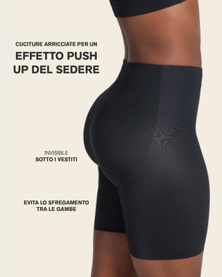 FHGSPQWM Pantaloncini modellanti a vita alta per il controllo addominale compresso che solleva il sedere coscia più sottile Body Shaper Panty per le donne sotto il vestito modellante biancheria intima