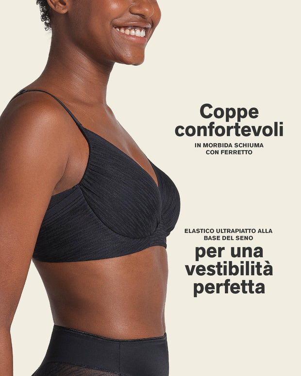 Sujetador con cubrimiento total del pecho comfort fit#color_700-negro
