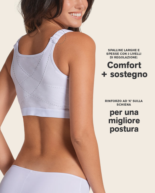 Sujetador tipo top multiusos en algodón all in one bra#color_000-blanco