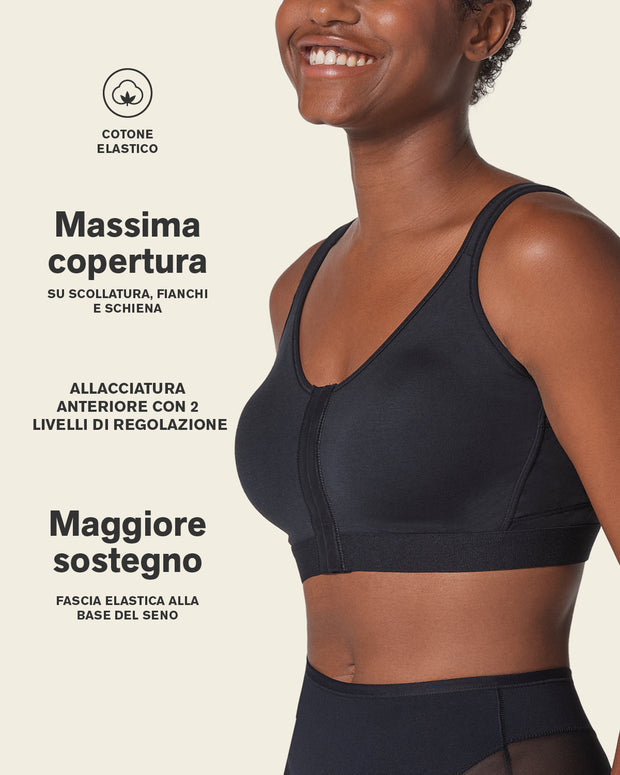 Sujetador tipo top multiusos en algodón all in one bra#color_700-negro