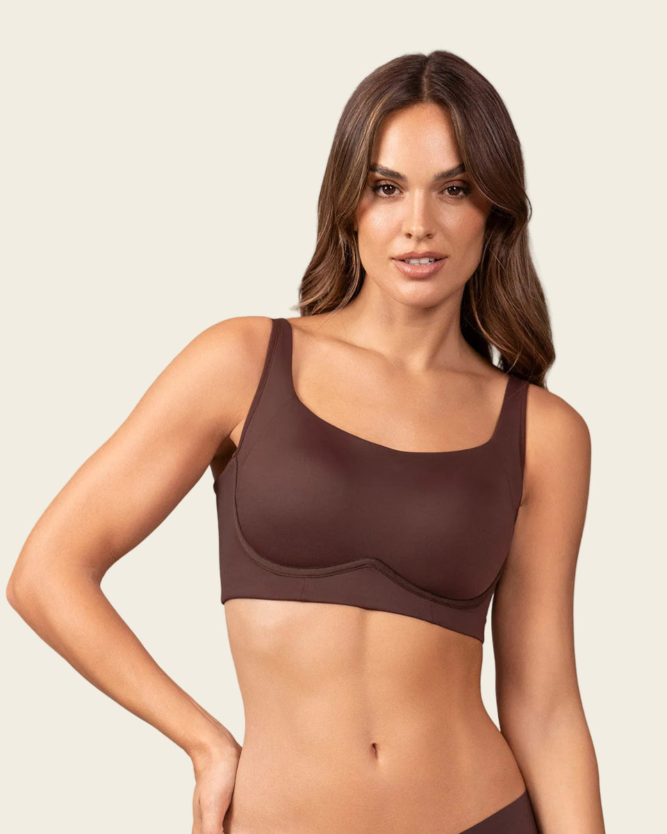 Sujetador sin aro ultracomodo de alto soporte y cubrimiento everyday bra