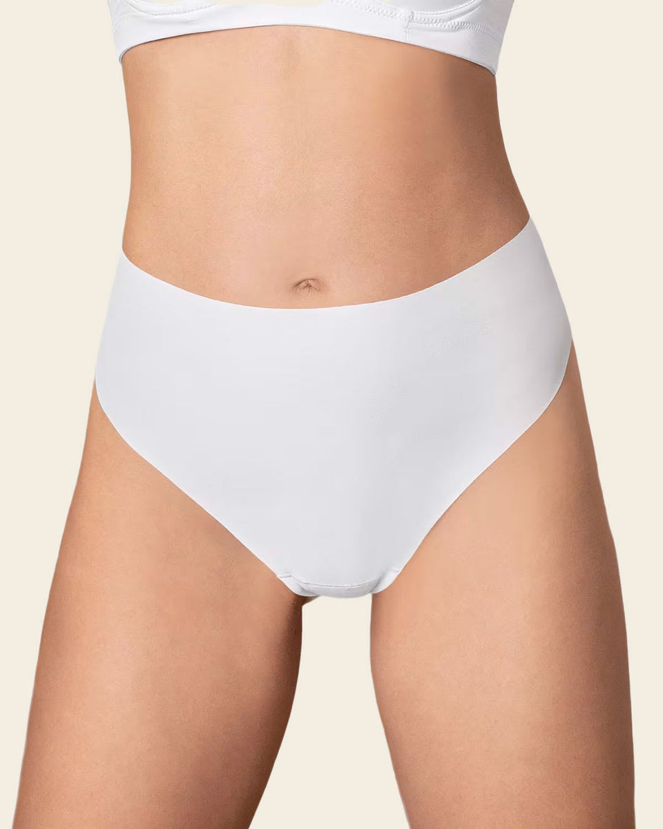 Leonisa Slip Brasiliana Invisibile Con Pizzo - Vita Media - Sensuale E Comodo - 76% Poliammide, 24% Elastano