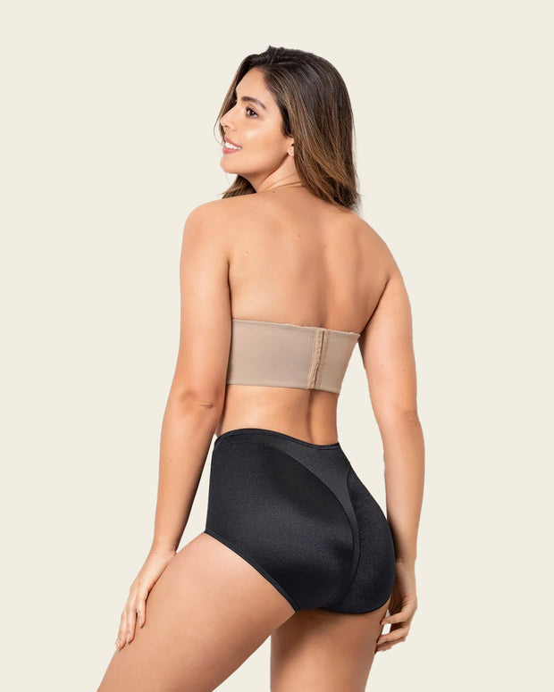 Paquete x 2 bragas fajas clásicas con control suave de abdomen#color_700-negro