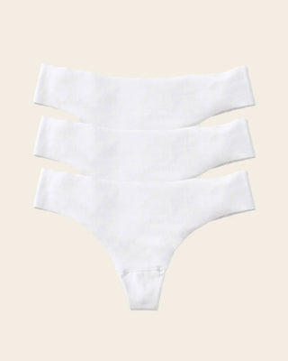 Braga tanga invisible ultraplana sin elásticos y de pocas costuras#color_000-blanco