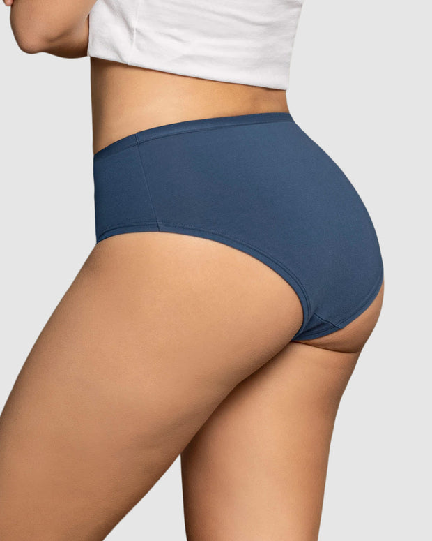 3 paia di slip a culotte in cotone 