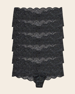 Paquete x 5 braguita en encaje con transparencias y bordes redondeados#color_700-negro
