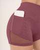 Short deportivo con bolsillos laterales Leonisa Active by Silvy Araujo#color_194-vino-pastel