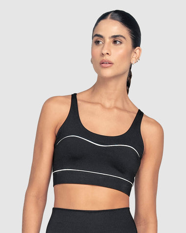 Top deportivo con tirantes dobles en espalda#color_700-negro