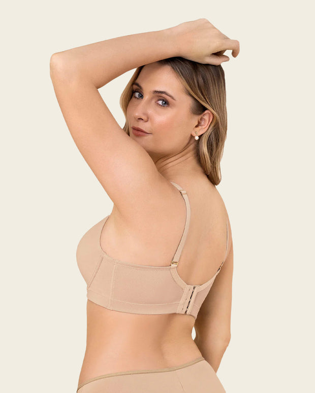 Sujetador triangular de push up medio y espalda ancha#color_802-habano-claro