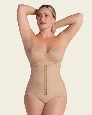 Fitline Beauty Canottiera Corsetto Waist Trainer Per Controllo Pancia E Bruciagrassi | Con Cerniera E Ganci | Taglie Da XS A 5XL Busto Schiena Fitline Beauty Canottiera Corsetto Waist Trainer Per Controllo Pancia E Bruciagrassi | Con Cerniera E Ganci | Taglie Da XS A 5XL Busto Schiena