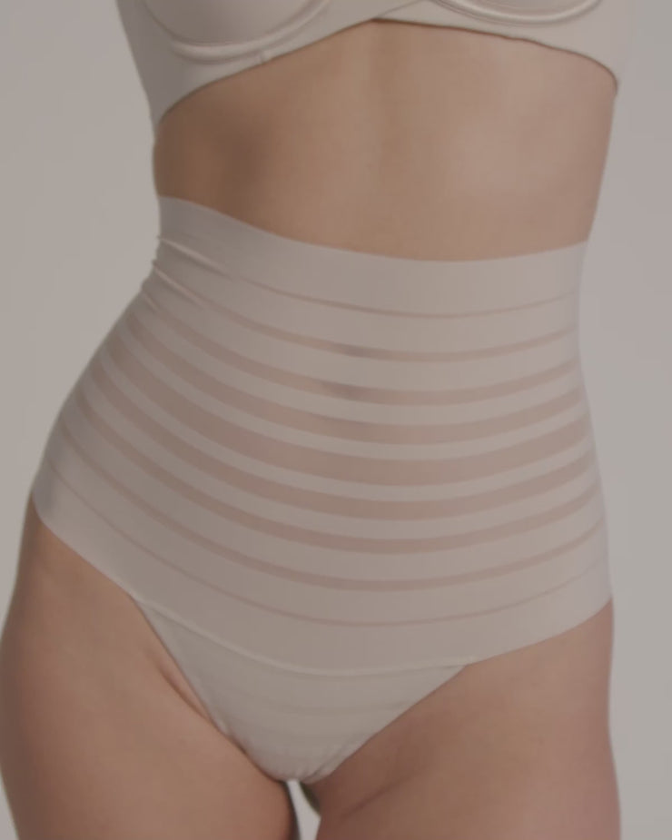 Slip Donna Midi Vita Alta In Cotone Modal E Pizzo Jadea 792