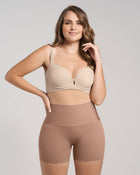 Short de control moderado aspecto invisible con fajón antideslizante