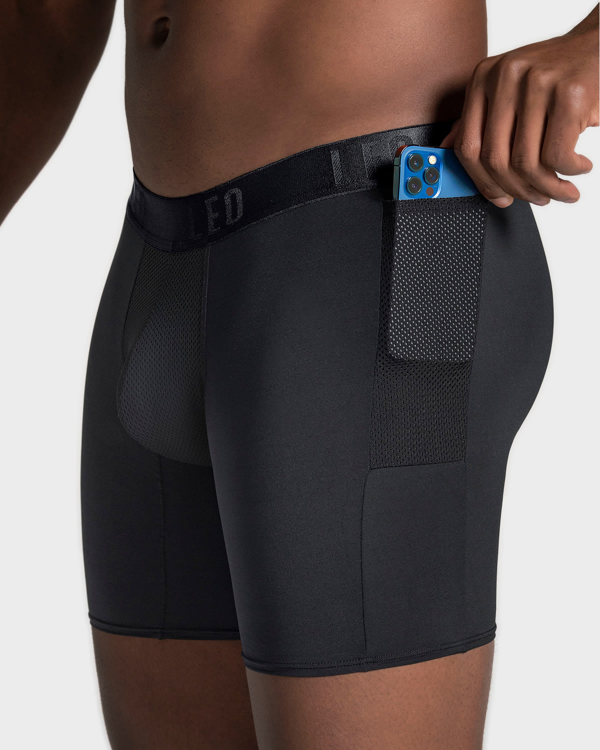 Generic Slip Boxer Da Uomo Con Controllo Della Pancia Mutandine A Compressione Della Pancia Che Sollevano Il Sedere Intimo Modellante Imbottito A Vita Alta (Color : Black, Size : S - Foto 4