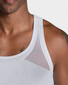 Camiseta ajustada para hombre de compresión suave en microfibra