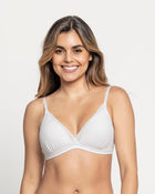 Sujetador ultraliviano sin aro con copas en espuma y tul sexy fresh bra