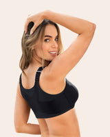 Sujetador de soporte de espalda con tirantes ajustables multi-support#color_700-negro