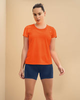 Camiseta deportiva de secado rápido y silueta semiajustada#color_260-naranja